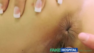 FakeHospital Slim skinny young student cums in for check up gets the doctors creampie
