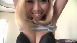 Tiny Blonde Thai Daisy Has Her Pussy Pumped Full Of Cum
