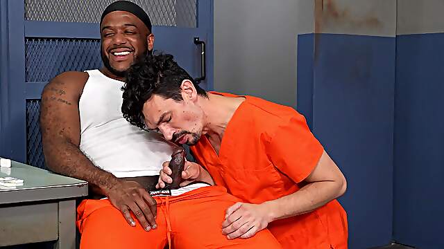 Naked Inmates Share Unique Anal Gay Perversions In The Cell