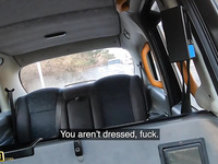 French Babe With Big Natural Tits Wants A Free Taxi And Offers Sex To Big Dick Mature Driver.