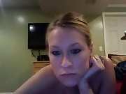 A Hot Webcam Show With A Busty Blonde