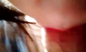 College Girl With Hot Lips Takes Cum In Her Mouth