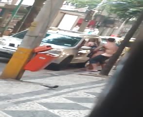 Caught Having Daytime Street Sex In Public