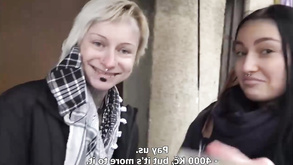 Czech Streets Dude Fucks Sisters