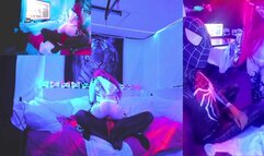 Spider Gwen Anti Gwen Blowjob Squirting Fucked By Spiderman Live Show