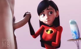 Violet Handjob From The Incredibles