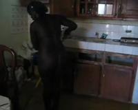 Cleaning The House Naked