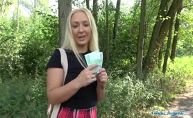 Public Agent   Cute British Blonde Hardly Fucked Outdoors