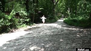 Caroline June Has A Quickie In The Woods With Her Fuck Buddie