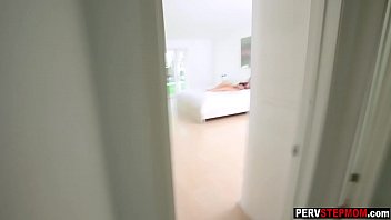 Dirty Stepson Got A Sneaky Blowjob From His MILF Stepmom