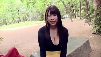 Mikuru Shiba, J Cup Going Commando At A Public Park.She Reeked "horniness" And Was Looking For Cocks To Suck.