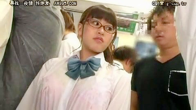 Boner Bliss In Crowded Bus With Busty Schoolgirl Poked Pleasure