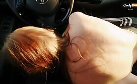 Sex In Car With Horny Candy Love
