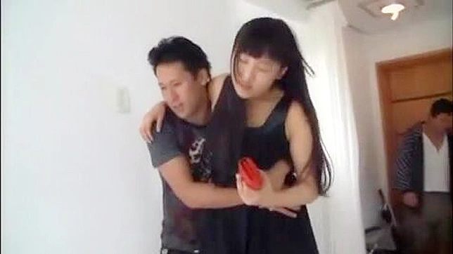 Japanese Porn Video   Two Drunken Guys Take Advantage Of Sleeping Girl On Stairs