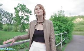 Public Agent   Czech Slut Rides Dick Under The Bridge