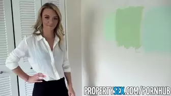PropertySex   House Painter Smooth Talks Hot Blonde Boss Lady Into Sex