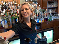 Stunning Czech Bartender Is Paid For A Sex Break At Work