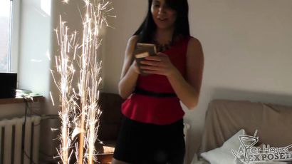 Selena 20th Birthday Sucking Cock Her Big Knockers Get My Spunk