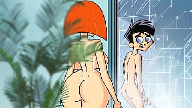 Stepmom Sneaks A Peek At Stepson’s Huge Dick In Shower – Horny Redhead Milf Can’t Resist – Hentai Comic