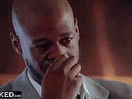 Blonde Cutie Jazlyn Is Obsessed With Her Boss In The Video.