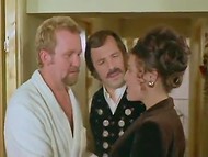 The Full-length Vintage Adult Movie Demonstrates Dirty Sexual Actions Of The European Family