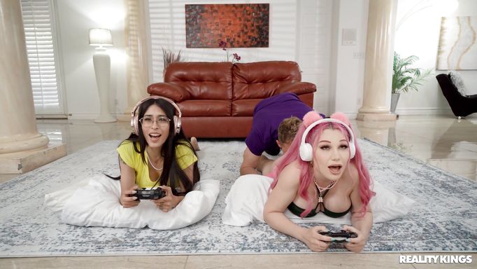 Busty Gamer Girl Gets Dicked Down By Her Friend's Bf