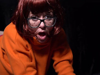 Velma Fucking Dinkley Decides To Go Solo With A Large Sex Toy