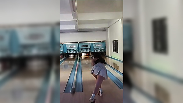 Fucked A Real Busty Beauty After Taking Her Bowling