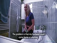 Fake Plumber Convinces Naive Wife Into Fucking For Cash