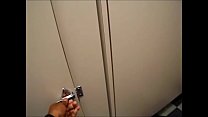 Ebony Teen Slut Sucks Dick & Gets Fucked In Bathroom Stall