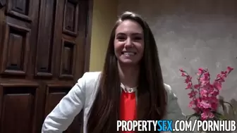 PropertySex   Real Estate Agent Fucks Film Producer Client