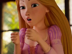 RedMoa   Rapunzel Gets A Little Bit Naughty With Her Guest’s Cock