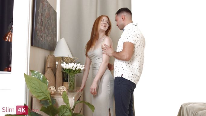 Busty Redhead Teen Gets Dp From Her Boyfriend And His Friend