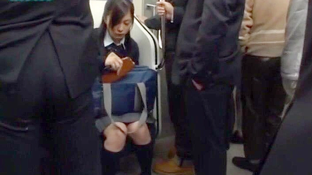 Innocent Japanese Teen Gets Surprise Sex On Crowded Train