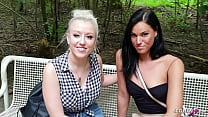 Deutsche Latina Christy Ley Und Ihre Freundin Nika Im Park Von Gemeinsamen Bekannten Gefickt