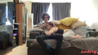 Teen Couple Go Shopping But Can’t Wait To Get Home To Fuck