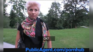 PublicAgent Ash Platinum Blonde All Nymph Takes Manhood For Money