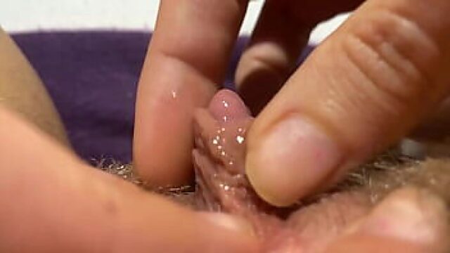 Intense Clit Play Up Close, Explosive Orgasm