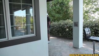 Dogfart Network   Stacked Bitch Fucks MONSTER Cocked BF Outside   Payton Preslee   Dogfart