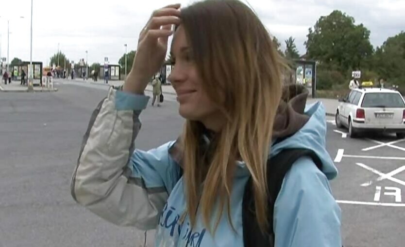 Czech Streets   Diana Czech Girl Show Boobs, Blowjob And Public Fuck