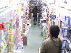 Public Sex In A Manga Store With Adventurous Japanese Gf