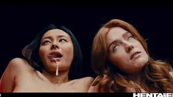 Real Life Hentai   Jia Lissa And Rae Lil Black Fucked All The Way Through By Alien Monster