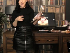 Leather Skirt Solo SPH Domina Humiliates