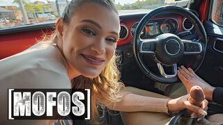 MOFOS   Chloe Rose Sucks Charles Dera’s Dick While He’s Driving & Rides It As Soon As They Come Home