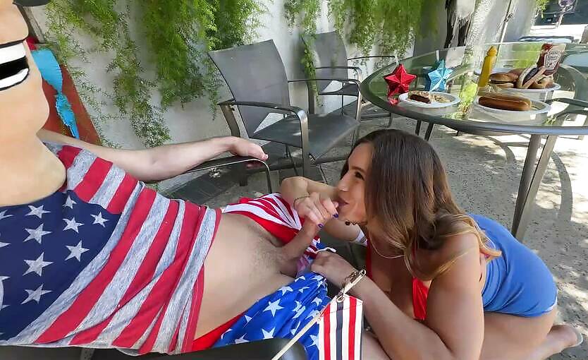 4th July Bang With MILF Aderes!