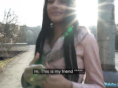 Brunette Stranger Accepts Cash For A Quick Outside Fuck POV