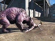 Creatures Of Fallout Universe Love Capturing Innocent Chicks And Taste Their Pussies