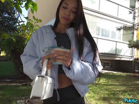 Skinny Lia Lin Is Having A Hot Fuck With Public Agent For Money