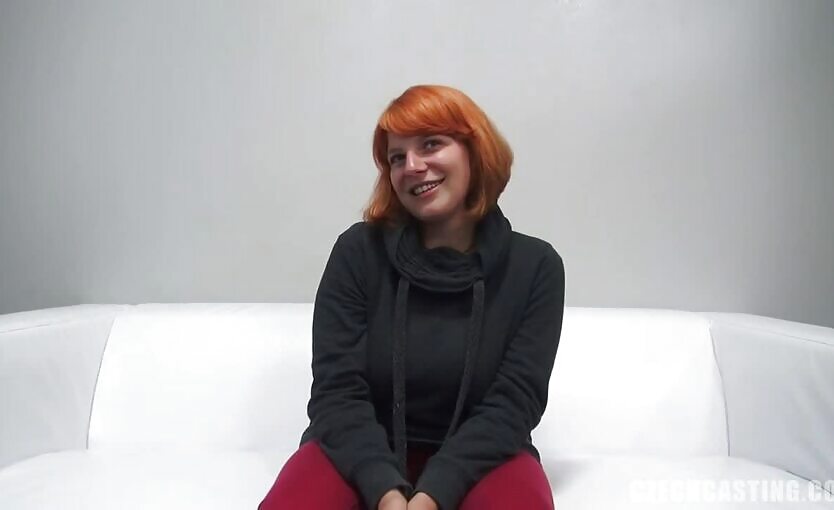 Czech Casting   Orange Haired Czech Girl Sarka 1686 POV