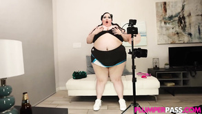 Camming With Horny Bbw Eliza